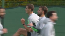 Celtic training ahead of UEFA Champions League game against Lazio