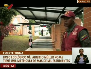 Alumnos del Liceo G/J Muller Rojas comprometidos con el fortalecimiento educativo del país