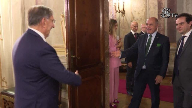 Senato, La Russa riceve il presidente del Consiglio nazionale austriaco