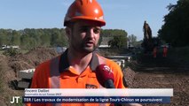TER / Les travaux de modernisation de la ligne Tours-Chinon se poursuivent