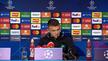 Newcastle's Kieran Trippier on the prospect of playing PSG in the UEFA Champions League
