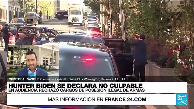 Informe desde Delaware: Hunter Biden rechazó cargos de posesión ilegal de armas