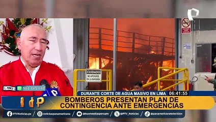 Corte de agua en Lima: Conozca el plan de contingencia de los bomberos por los 4 días