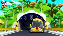 Monster Bus Checkup Song - Wheels on the Bus - Nursery Rhymes & Kids Songs - BabyBus - Cars World