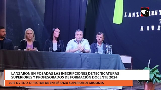 Posadas Con una variada oferta académica, lanzaron las inscripciones de las Tecnicaturas Superiores y Profesorados de Formación Docente 2024