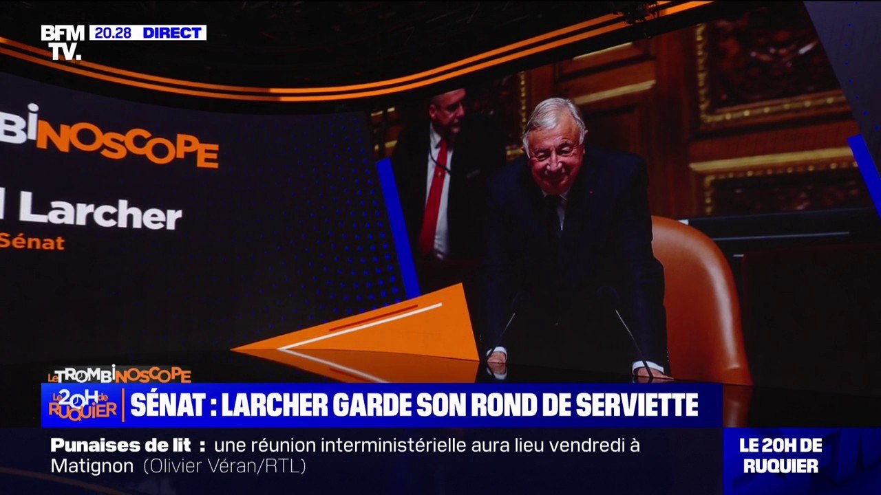 LE TROMBINOSCOPE - Gérard Larcher réélu au Sénat pour un cinquième mandat