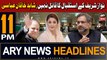 ARY News 11 PM Headlines 3rd October 2023 | Nawaz Sharif Ke Istaqbaal Ka Qaail Nahi, Khaqan Abbasi