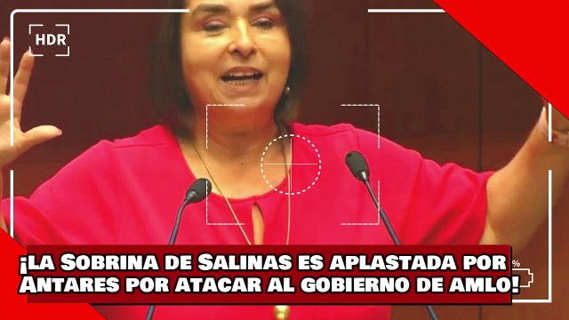 ¡VEAN! ¡la Sobrina de Salinas es aplastada por Antares Vázquez por atacar al gobierno de AMLO!