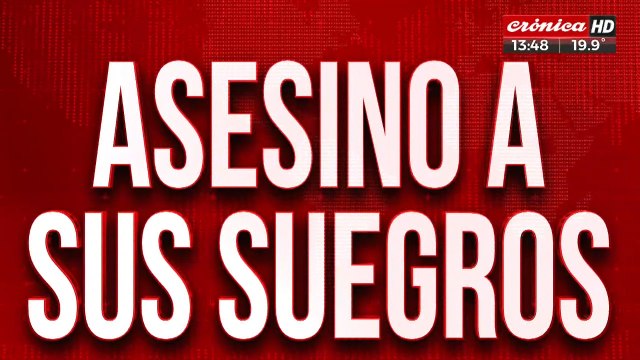 Asesinó a sus suegros y luego intentó matar a su cuñado