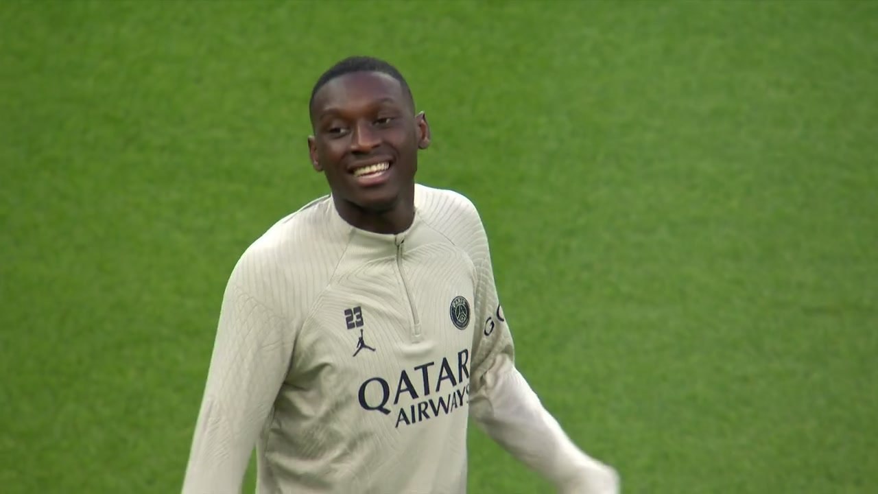 PSG train at St James Park ahead of UEFA Champions League clash at Newcastle