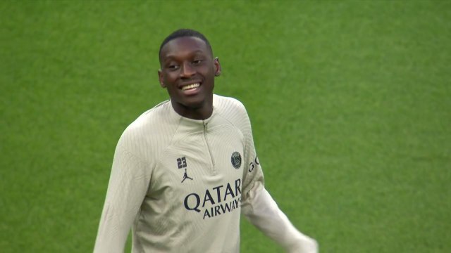 PSG train at St James Park ahead of UEFA Champions League clash at Newcastle