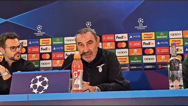 Celtic-Lazio la conferenza di Sarri della vigilia