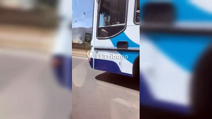 Incendio de pastizales en la zona norte de la ciudad