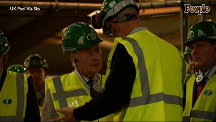 King Charles Sports a Hard Hat at Family-Run Sawmill During Stop in Scotland