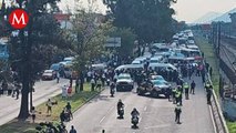 Reportan bloqueo en zona centro de la CdMx