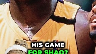 Did Kobe Bryant sacrifice his game for Shaq?