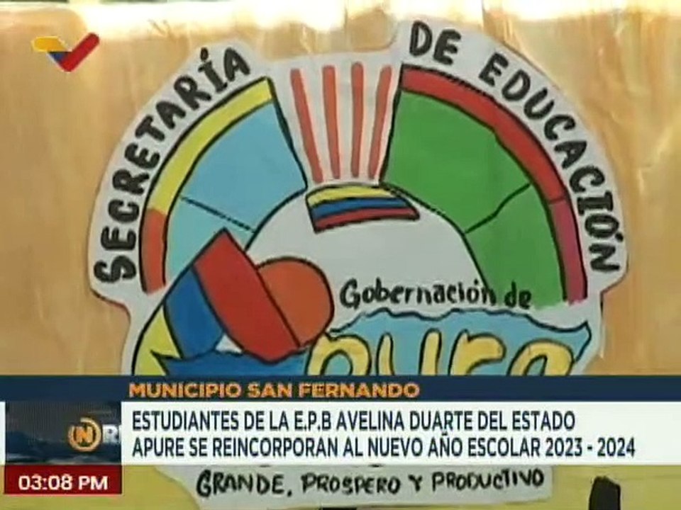 Más de mil centros educativos dan inicio al nuevo año escolar 2023 - 2024 en el estado Apure