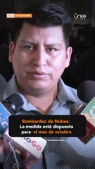 Bombardeo de nubes se hará este mes de octubre