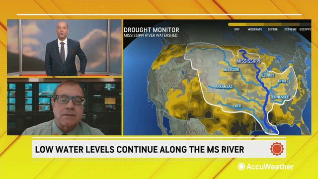 Mississippi River levels continue to drop