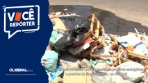 Aposentado Vicente Corrêa denuncia bueiros entupidos e pontos de lixo irregular, no Guamá