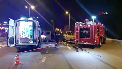 Descargar video: Bariyeri geçip karşı şeride geçti