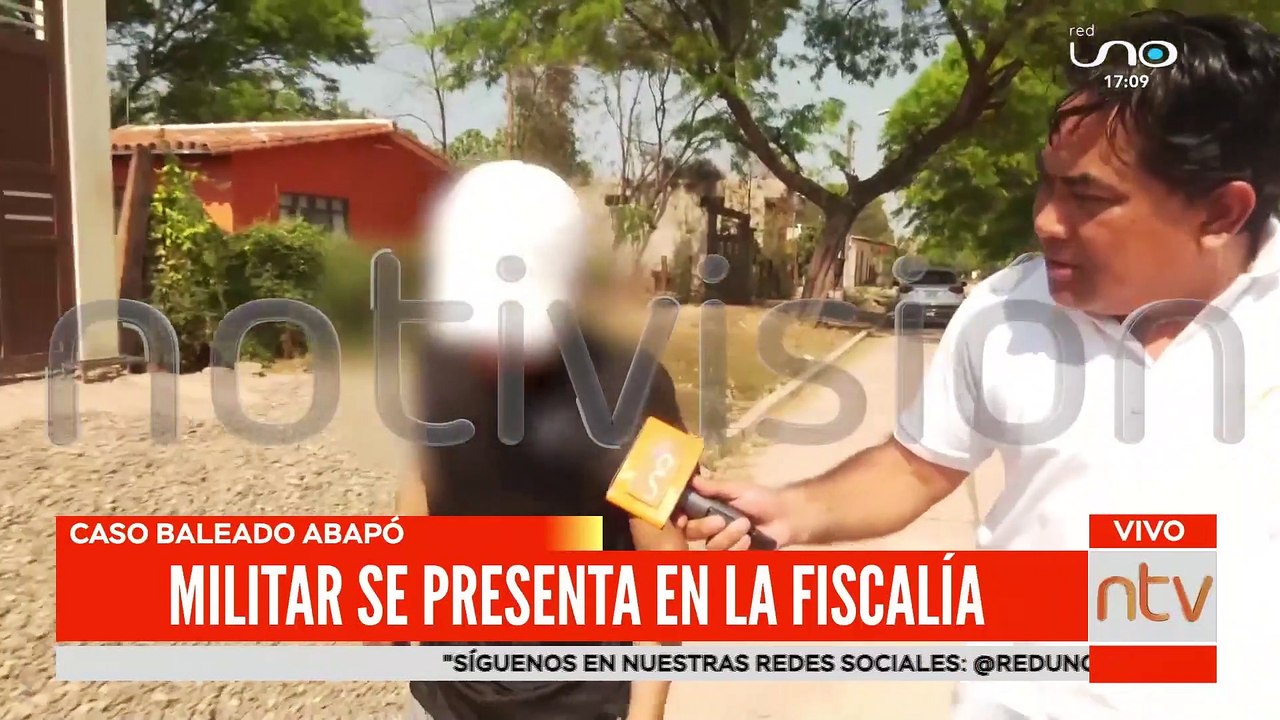Caso baleado Abapó: Militar se presenta ante la Fiscalía para declarar