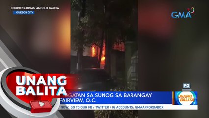 2 patay, 2 sugatan sa sunog sa Brgy. Greater Fairview, Quezon City | UB