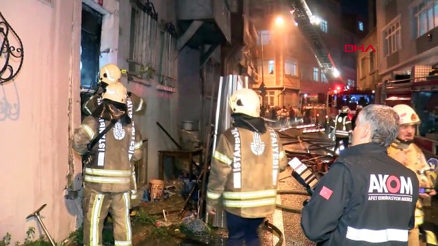 Un incendie s'est déclaré dans le bâtiment avec des fouilles illégales présumées à FATIH