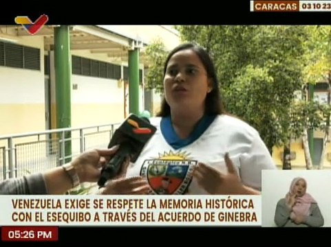 Caraqueños exigen respeto a sus derechos sobre el territorio Esequibo