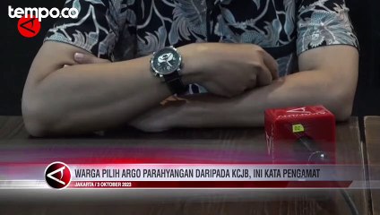 Warga Pilih Kereta Argo Parahyangan Daripada KCJB, Ini Kata Pengamat