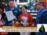 Portuguesa | Gobierno Regional conmemora 403 años de la Fundación de Acarigua