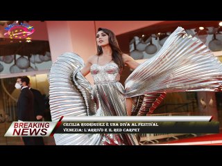Cecilia Rodriguez è una diva al festival  Venezia: l'arrivo e il red carpet