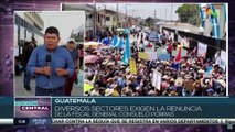 Guatemala: Diversos sectores se mantienen en huelga para exigir respeto a la democracia