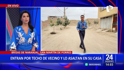 SMP: delincuentes entran por el techo de vivienda y la desvalijan