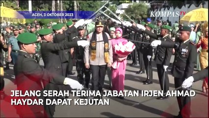 Momen Irjen Haydar Diarak Pangdam ke Mapolda Aceh Naik Panser Anoa