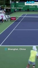Aussie tennis player disqualified after smashing ball into umpire’s face