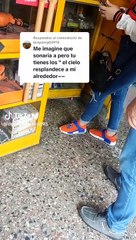 Joven sorprende al lucir zapatillas de Dragon Ball