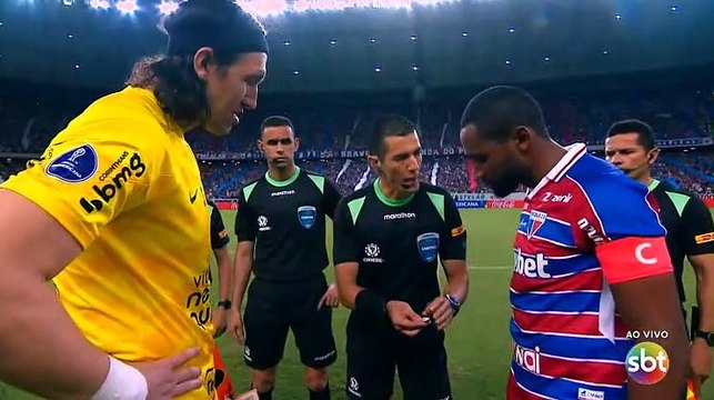 Copa Sul-Americana 2023 Fortaleza x Corinthians (Semifinais, 2ª) com Cléber Machado (SBT) 1º tempo