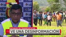 Gobierno prevé instalar diálogo en Cuatro Cañadas ante los bloqueos registrados en Santa Cruz