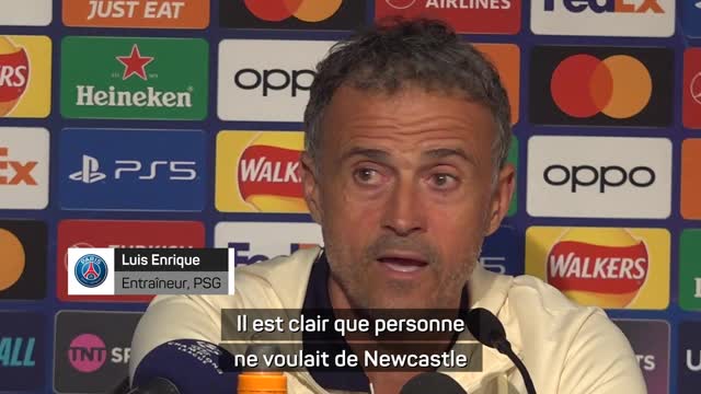 PSG - Luis Enrique : “Newcastle, un grand test pour nous”
