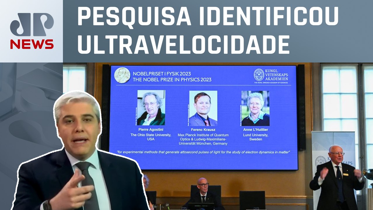 Trio de cientistas recebe Prêmio Nobel de Físic...