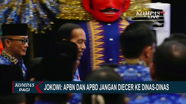 Jokowi Minta APBN dan APBD Jangan Dicecer ke Dinas-Dinas