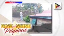 Mga pulis, itinali ang bubong ng mga bahay sa Itbayat, Batanes dahil sa banta ng Bagyong #JennyPH