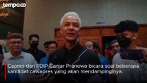 Ganjar Pranowo Sebut Bacawapresnya Banyak dari Orang Sunda