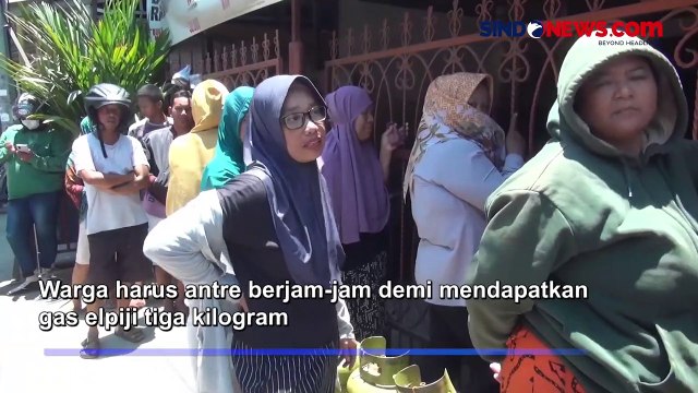 Gas Elpiji 3 Kilogram Langka, Warga Kota Makassar Rela Antre Berjam-jam