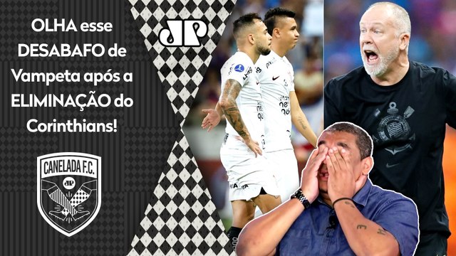 PELO AMOR DE DEUS! Isso é ARREBENTAR com o Corinthians! Vampeta DISPARA após QUEDA pro Fortaleza!