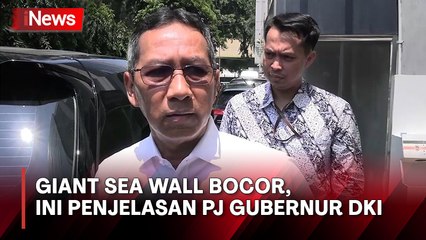 Viral Tanggul Raksasa Pembatas Laut Muara Baru Bocor, Ini Tanggapan Heru Budi