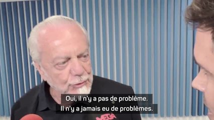 Naples - De Laurentiis démend un problème avec Osimhen
