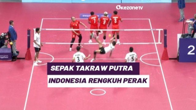 Highlight Asian Games 2023: Dikandaskan Myanmar, Tim Sepak Takraw Putra Indonesia Rengkuh Perak
