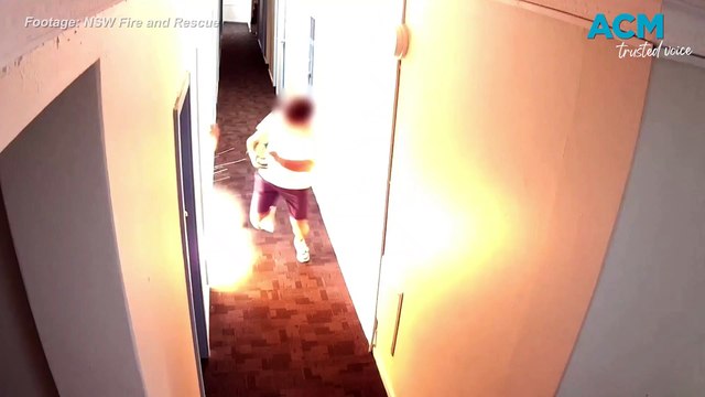 Backpackers narrowly escape fireball at Sydney hostel